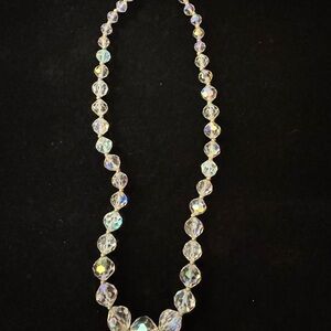 Elegant AB Crystal Beaded Necklace
